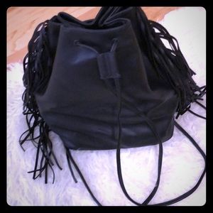 🖤Victoria Secret Fringe Draw String backpack🖤